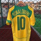 Ronaldinho Brazil 2006 Retro Shirt Jersey Shirt Jersey Home Retro Shirt Jersey Shirt Jersey