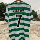 Larsson Celtic 2000/2001 Retro Jersey Jersey Home Soccer Retro Jersey Jersey Basil