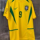 Ronaldo Brazil 2002 Retro Jersey Jersey Home Soccer Retro Jersey Jersey Basil