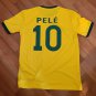 Pele Brazil 1970 Retro Shirt Jersey Shirt Jersey Home Soccer Retro Shirt Jersey Shirt Jersey Basil