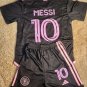 Messi Inter Miami 23/24 Shirt Jersey Away Kids Children Soccer Shirt youth Shirt Jersey Kids Kit