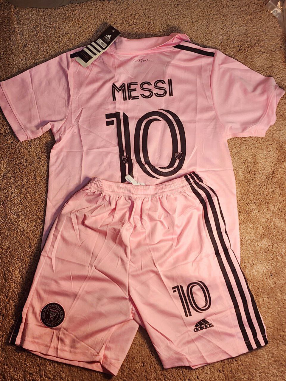 Messi Inter Miami 23/24 Shirt Jersey Home Kids Children Soccer Shirt youth Shirt Jersey Kids Kit