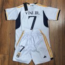 2023 Real Madrid Home Kids Kit - Youth #7 Viny JR