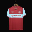 West Ham x Iron Maiden Home Soccer Retro Shirt Jersey Shirt Jersey