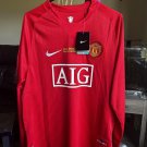 Ronaldo 2008 Manchester United Long Sleeve Shirt Jersey