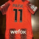Pulisic AC Milan 23/24 Mens New Home Red Soccer Shirt Jersey