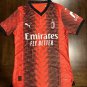 Pulisic AC Milan 23/24 Mens New Home Red Soccer Shirt Jersey