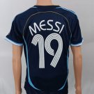 Argentina 2006 World Cup Away Shirt Jersey- Lionel Messi #19