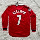 David Beckham Manchester United 1999 Champions League Final Shirt Jersey