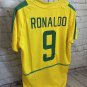 Brazil 2002 Home Kit Ronaldo 9 El Fenomeno Retro Shirt Jersey Shirt Jersey R9