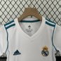 Real Madrid 2017/18 Retro Shirt Jersey Home Shirt Jersey Kids Youth