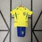 Brazil 2002 Retro Shirt Jersey Home Kids Youth Shirt Jersey