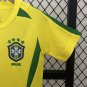 Brazil 2002 Retro Shirt Jersey Home Kids Youth Shirt Jersey