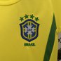 Brazil 2002 Retro Shirt Jersey Home Kids Youth Shirt Jersey