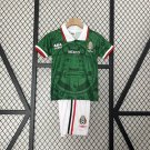 Mexico 1998 Retro Shirt Jersey Home Kids Youth Shirt Jersey