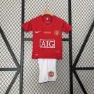 Manchester United 2007/2008 Retro Shirt Jersey Home Kids Youth Shirt Jersey Man