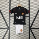 Manchester United 2007/2008 Retro Shirt Jersey Away Kids Youth Shirt Jersey Man
