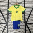 Brazil Kids Youth Shirt Jersey Home 2024