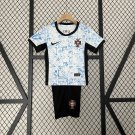 2024 Portugal Kids Youth Shirt Jersey Away