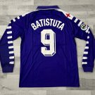 Fiorentina 98/99 Retro Shirt Jersey Shirt Jersey Long Sleeve Batistuta #9 Vintage