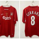 Liverpool 2004/2005 Gerrard 8 Retro Shirt Jersey Home Shirt Jersey vintage