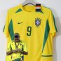 Brazil 2002 Home Kit Ronaldo 9 Retro Shirt Jersey Shirt Jersey