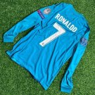 Real Madrid 2017/18 Ronaldo #7 Shirt Jersey Long sleeve Retro Shirt Jersey