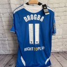 Chelsea 2012 CL Edition Final Munich Drogba 11 Retro Shirt Jersey Soccer Shirt Jersey