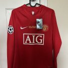 Manchester United 2007/08 RONALDO #7 Home Retro Shirt Jersey Shirt Jersey