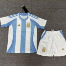 2025 Argentina Messi#10 Shirt Jersey Kids Youth Home 24-25