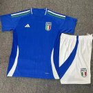Italy 2024/25 Home Shirt Jersey Kids Youth Home