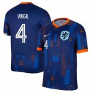 2024 The Netherlands Away Shirt Jersey Virgil New
