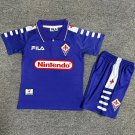 Fiorentina 1998/99 Home Retro Shirt Jersey Kids Youths Shirt Jersey