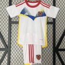 2024/25 Venezuela Away White Kids Soccer Shirt Jersey