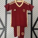 2024/25 Venezuela Away White Kids Soccer Shirt Jersey