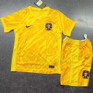 2024/25 Spain Goalkeeper Shirt Jersey Youths Kids Shirt