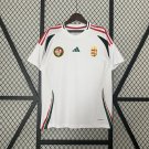 2024/25 Hungary Away White Fans Soccer Shirt Jersey