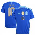 Argentina 2024/25 Away Shirt Jersey Messi #10 New