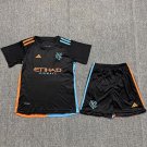 2024/25 New York City Shirt Jersey Away Black Kids Soccer Youths