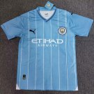 2024/25 Man City Shirt Jersey Home Blue Fans Soccer