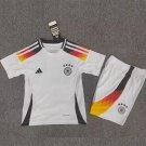 2024-25 Germany Home Kids Kit Soccer Shirt Jersey Youths