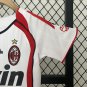 Retro Shirt Jersey Ac Milan 2006/07 Away Shirt Jersey Kids Kit Youths