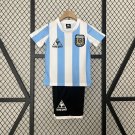 kids Argentina 1986 home Retro Shirt Jersey Shirt Jersey Kit Youths Home