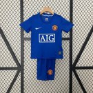 kids Manchester United 2008/09 Retro Shirt Jersey Shirt Jersey Kids Kit Youths Away