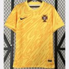 24-25 Portugal Yellow GoalKeeper Soccer Shirt Jersey