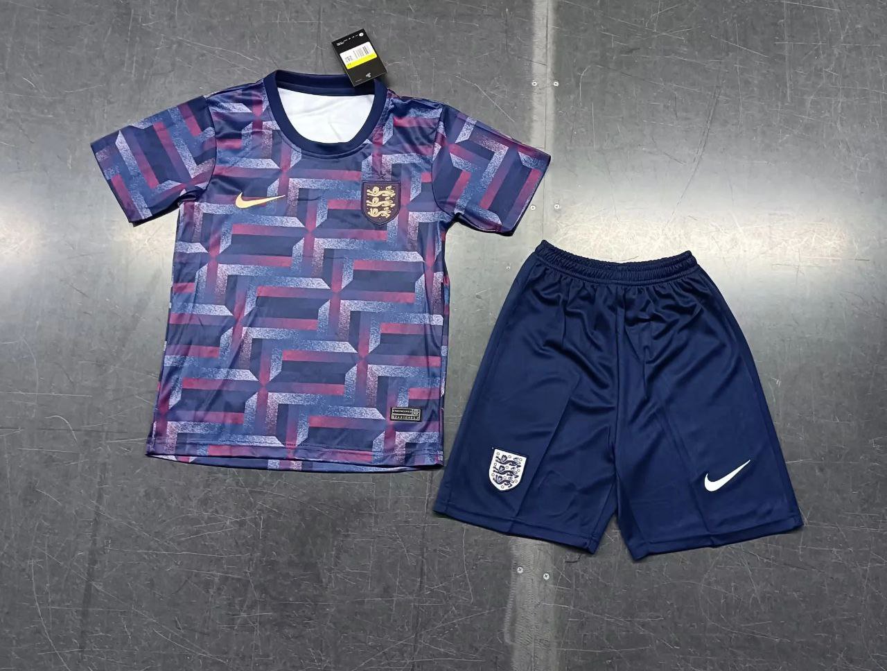 kids kit 24-25 England blue training jersey