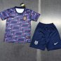 kids kit 24-25 England blue training jersey
