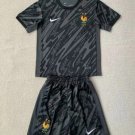 24-25 France Goalkeeper jersey Kids Kit Youths Soccer