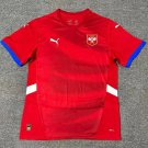 24-25 Serbia home soccer jersey