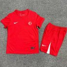 24-25 Turkey Away Shirt Jersey Kids Kit Soccer Youths